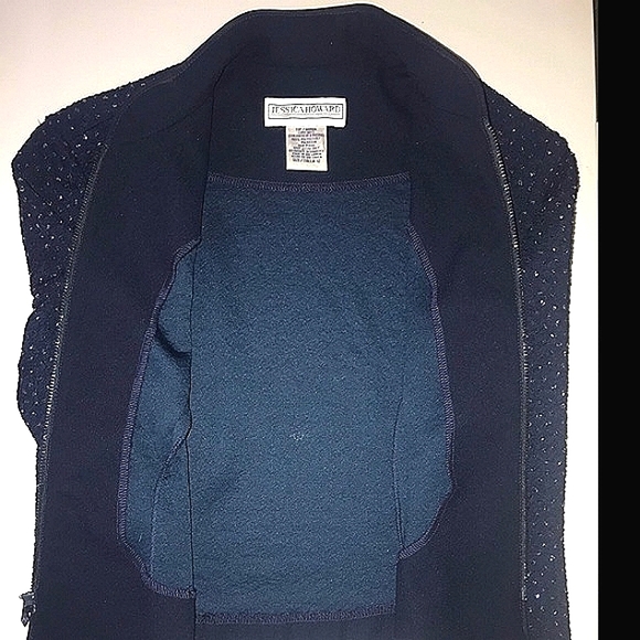 VINTAGE RHINESTONE Jessica Howard  Bolero/Jacket12 - Picture 7 of 8